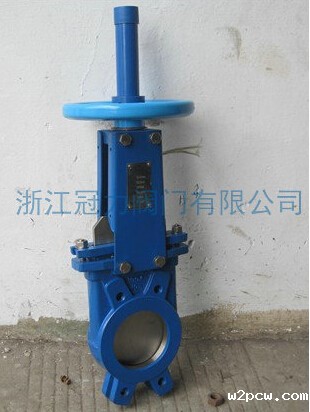 手动刀闸阀用自己的手来实现