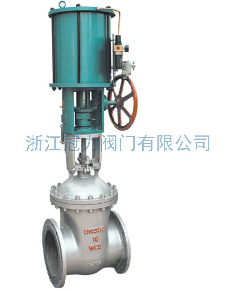 气动闸阀是在怎样保证密封面的密封性?